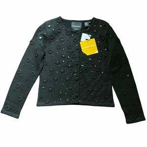 Michael Simon Vintage Embellished Cardigan NWT